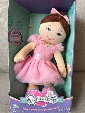 Pink Ballerina Plush Doll with Tulle Dress